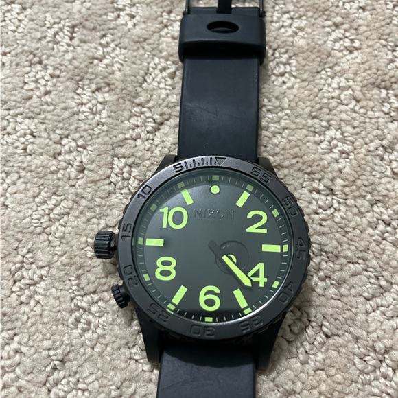 Nixon The 51-30 Black/Neon Green Men’s Watch - Picture 2 of 5
